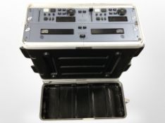 A CDJ-400P Dual CD Player.