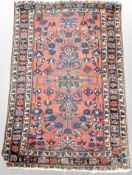 A Saroukh rug, West Iran, 120cm x 80cm.