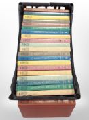 A box of children's Britannica volumes.