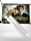 A group of reproduction movie posters including Harry Potter, etc.