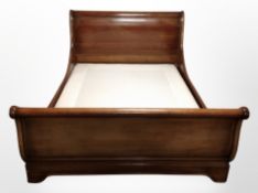 A reproduction mahogany 4' 6