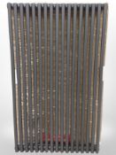 A 1000mm radiator (metallic grey finish).