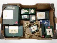 A quantity of Holmegaard Christmas decorations.