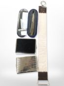 A Gillette safety razor, cut throat razor marked Solingen Germany,