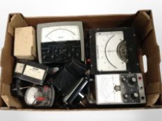 Scientific instruments to include Crompton Parkinson galvanometer, Muirhead standard cells in boxes,