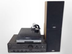 A Technics stereo integrated amplifier SU-VX600,