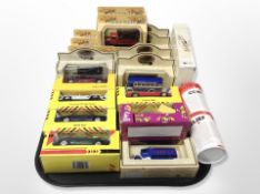 A group of Lledo and Shell boxed die cast cars,