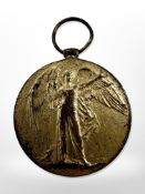 A WWI Victory Medal named to 19-928 Pte J Johnson Northumberland Fusiliers