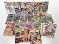 A group of vintage Marvel DC and other comics, Justice League, Batman, Aquaman, Teen Titans etc,