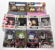 Ten Funko Pop! and similar figures including Harry Potter, Disney, etc.