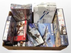Nine Academy & Air Fix model sets including air craft,