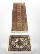 A Lahore Bokhara runner, Pakistan, 159 cm x 58 cm,