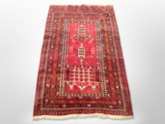 A Balouch prayer rug, Afghanistan,