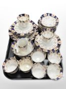 A late Victorian Imari part tea set