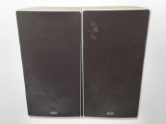 A pair of Wharfedale laser range speakers,