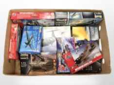 Nine Revell & Air Fix model sets including air craft,