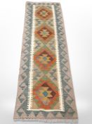 A Maimana kilim runner 195 cm x 60 cm