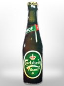 An aluminium Carlsberg sign,
