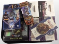 A group of trading cards to include - War Hammer, World of Warcraft, Dungeons & Dragons,