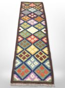 A Maimana kilim runner,