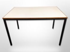 A 20th century Scandinavian melamine topped kitchen table,