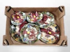 A group of Pallisy-style crab and lobster plates
