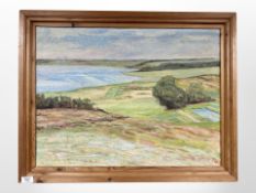 Danish School : Farm landscape, oil on canvas,
