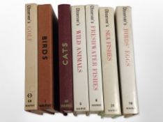 Seven Observer books.