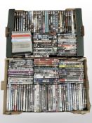 Two crates containing one hundred and forty three DVD's and DVD boxed sets : Almost exclusively