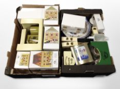 A collection of Ringtons items including tins, mugs, wall plates, etc.