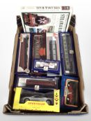 A group of 00 gauge diecast railway carriages including Bachmann, Top Link, Lima, etc.