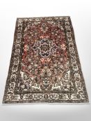 A Bakhtiari rug, West Iran, 231cm x 152cm.