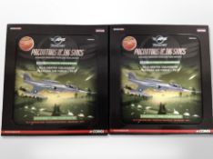 Two Corgi Predators of the Skies 1:72 scale models, Lockheed F-104A Starfighter, boxed.