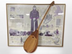 A Sunday Times 'The Norman Invasion' poster, in frame, overall 102cm x 76cm,