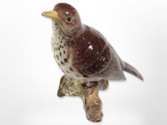 A Beswick figure of a thrush, No. 2308.