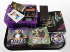 A group of trading cards to include Doctor Who Battles in Time, Star Trek, Star Wars,