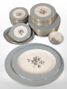 Approximately 48 pieces of Royal Doulton Rose Elegans dinner wares.