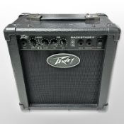 A Peavey Backstage II practice amplifier, with lead.