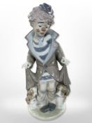 A Lladró clown, No. 5901.