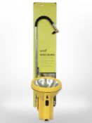 A 5,000,000 candle power halogen spotlight and an Apollo weed burner.