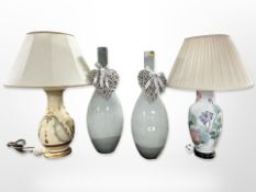 A pair of Leonardo glass vases,