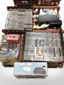 A very large quantity of CD, Sony PSP console, queen size inflatable camping bed,