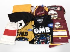 A group of hockey jerseys (1 box)