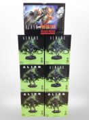 Seven Eaglemoss Hero Collector Alien franchise figurines.