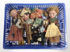 A group of puppets including Pelham examples.