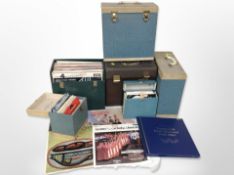 A large quantity of miscellaneous vinyl records and singles.