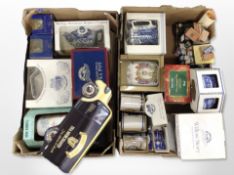 A collection of Ringtons ceramics and tins, collector's teapots, chintz items, some boxed.