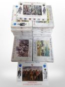 14 A Call to Arms soldier figurines, including Napoleonic Wars, English Civil War, etc.