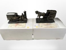 Two boxed Ringtons ornaments, 'Your Tea, Madam' and 'Tea and More to Your Door',