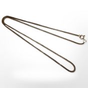 A 9ct yellow gold necklace, length 49 cm. CONDITION REPORT: 5.4g.